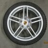 Originele Porsche 19 inch velgen 911 991 Carrera 2 en 2S met winterbanden - Afbeelding 5