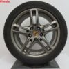Originele Porsche Panamera 19 inch velgen met winterbanden - Afbeelding 2