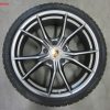 Originele Porsche 20 inch 911 991 4 en 4 S MKII velgen met winterbanden - Afbeelding 5