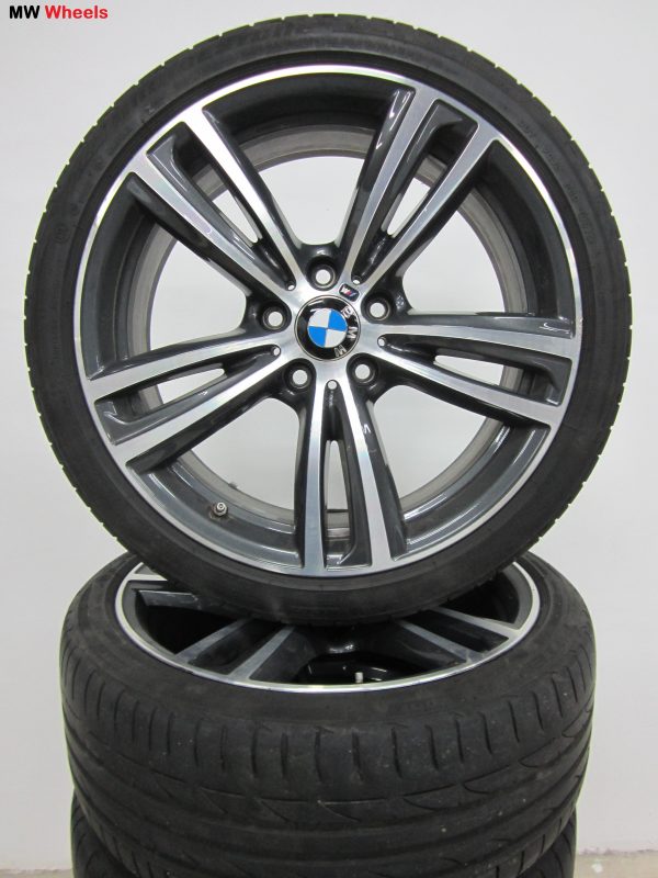 Originele BMW 19 inch velgen 3 4 serie F30 F36 met zomerbanden en sensoren