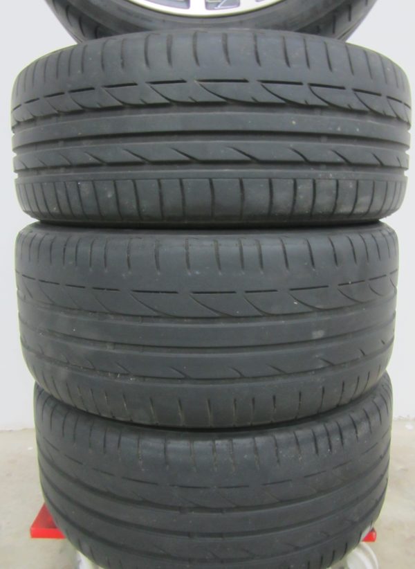 Originele BMW 19 inch velgen 3 4 serie F30 F36 met zomerbanden en sensoren - Afbeelding 8