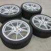 Originele Porsche 20 inch 911 991 4 en 4S MKII velgen met winterbanden - Afbeelding 3