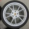Originele Porsche 20 inch 911 991 4 en 4S MKII velgen met winterbanden - Afbeelding 6