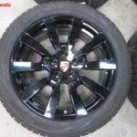 Originele Porsche 20 inch Cayenne velgen sport design met winterbanden - Afbeelding 7