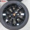 Originele Porsche 20 inch Cayenne velgen sport design met winterbanden - Afbeelding 6