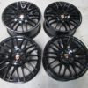 Set Originele Porsche 20 inch RS Spyder velgen Cayenne zwart nieuw