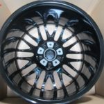 Set Originele Porsche 20 inch RS Spyder velgen Cayenne zwart nieuw - Afbeelding 3