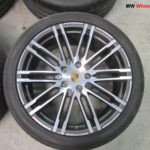 Originele Porsche 21 inch velgen Cayenne Turbo III zomerbanden - Afbeelding 5
