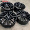 Originele Mercedes 19 inch AMG velgen C Klasse W205 in satijn zwart - Afbeelding 7