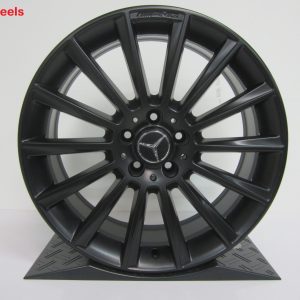 Originele Mercedes 19 inch AMG velgen C Klasse W205 in satijn zwart - Afbeelding 5