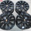 Set Originele Porsche 20 inch Cayenne velgen sport design hoogglans zwart nieuw