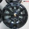Set Originele Porsche 20 inch Cayenne velgen sport design hoogglans zwart nieuw - Afbeelding 4