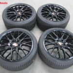Porsche Panamera 971 Sport design 21 inch velgen met winterbanden - Afbeelding 2