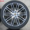 Originele Porsche 21 inch velgen Cayenne Turbo met winterbanden - Afbeelding 5