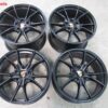 Originele Porsche 20 inch velgen 911 991 MKII Carrera 4 en 4 S satin zwart - Afbeelding 6