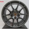 Set Originele Porsche 20 inch 911 991 Carrera 2 S velgen Titan satin grey - Afbeelding 4