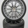 Originele Porsche 20 inch 911 991 MKII RS Spyder velgen met zomerbanden