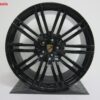 Originele Porsche 21 inch velgen Macan Turbo hoogglans zwart - Afbeelding 2