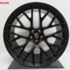 Originele Porsche 21 inch velgen Macan RS Spyder Satin zwart - Afbeelding 3