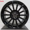 Originele Mercedes 19 inch AMG velgen C Klasse W205 hoogglans zwart - Afbeelding 4