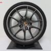 Originele Porsche Boxster Cayman 20 inch velgen met Pirelli zomerbanden - Afbeelding 2