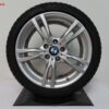 Originele BMW 18 inch velgen 400M 3 serie F30 F31 4 F36 met nieuwe winterbanden - Afbeelding 4