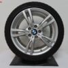 Originele BMW 18 inch velgen 400M 3 serie F30 F31 4 F36 met nieuwe winterbanden - Afbeelding 3