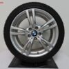 Originele BMW 18 inch velgen 400M 3 serie F30 F31 4 F36 met nieuwe winterbanden - Afbeelding 2