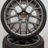 Originele Porsche 911 992 RS Spyder 20 - 21 inch velgen met Michelin winterbanden - Afbeelding 7
