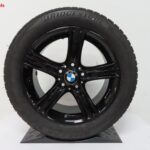 Originele BMW 17 inch velgen 3 serie F30 F31 4 serie F36 met nieuwe winterbanden - Afbeelding 2