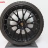 Originele Porsche 20 inch 911 991.2 RS Spyder velgen met winterbanden - Afbeelding 5