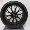 Originele Porsche 20 inch 911 991.2 RS Spyder velgen met winterbanden - Afbeelding 3
