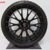 Originele Porsche 20 inch 911 991.2 RS Spyder velgen met winterbanden - Afbeelding 2