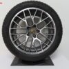 Originele Porsche 20 inch velgen Macan Spyder met winterbanden - Afbeelding 3