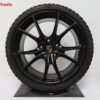 Originele Porsche 20 inch velgen 911 991.2 MKII 2 en 2 S met winterbanden - Afbeelding 2