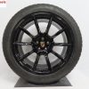 Originele Porsche 20 inch velgen Macan sport design met winterbanden - Afbeelding 3