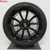 Originele Porsche 19 inch velgen Boxster 982 Cayman 718 met winterbanden - Afbeelding 5