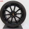 Originele Porsche 19 inch velgen Boxster 982 Cayman 718 met winterbanden - Afbeelding 3