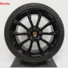 Originele Porsche 19 inch velgen Boxster 982 Cayman 718 met winterbanden - Afbeelding 2