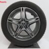 Originele Mercedes AMG 19 inch velgen GLC met nieuwe Pirelli winterbanden - Afbeelding 2