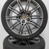 Originele Porsche  Cayenne GTS 21 inch velgen met zomerbanden nieuwe set