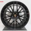 Originele Porsche 22 inch velgen Cayenne Coupe RS spyder zwart - Afbeelding 3