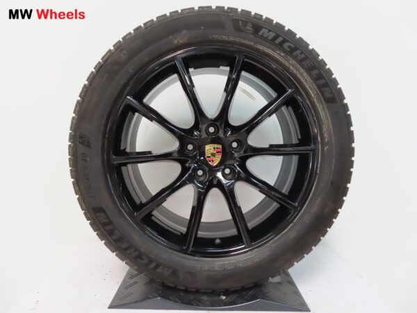 Originele Porsche 20 inch Cayenne E3 9Y SUV velgen met Michelin winterbanden - Afbeelding 3