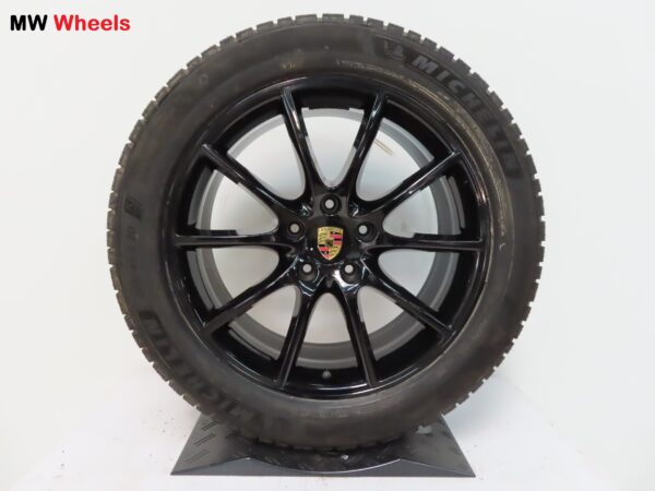Originele Porsche 20 inch Cayenne E3 9Y SUV velgen met Michelin winterbanden - Afbeelding 2