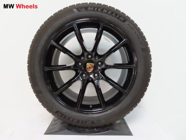 Originele Porsche 20 inch Cayenne E3 9Y SUV velgen met Michelin winterbanden - Afbeelding 5