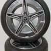 Originele Mercedes C klasse W206 AMG 18 inch velgen met Goodyear zomerbanden