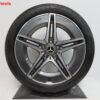 Originele Mercedes C klasse W206 AMG 18 inch velgen met Goodyear zomerbanden - Afbeelding 5