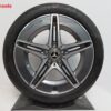 Originele Mercedes C klasse W206 AMG 18 inch velgen met Goodyear zomerbanden - Afbeelding 4