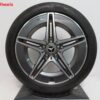Originele Mercedes C klasse W206 AMG 18 inch velgen met Goodyear zomerbanden - Afbeelding 2