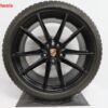 Originele Porsche 20 21 inch velgen 911 992 Carrera met winterbanden - Afbeelding 5